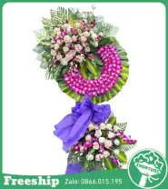 Vòng Hoa Viếng Lễ Tang – Phân Ưu - Mã: I-064 - Giá: 1.250.000đ