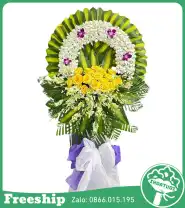 Vòng Hoa 1 Tầng Kính Viếng - Mã: I-076 - Giá: 850.000đ