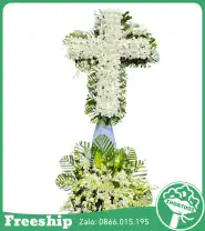 Kệ Hoa Viếng Chữ Thập - Mã: I-091 - Giá: 1.200.000đ