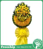 Kệ Hoa Viếng Tone Vàng Cúc - Mã: I-098 - Giá: 900.000đ