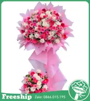 Kệ Hoa Chúc Mừng Khai Trương – Tấn Tài Tấn Lộc - Mã: I-104 - Giá: 1.250.000đ