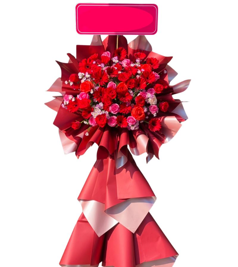 Kệ Hoa Khai Trương Đẹp – Làm Ăn Phát Đạt