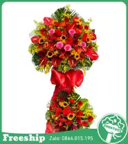 Kệ Hoa Chúc Mừng Văn Phòng – Hưng Vượng An Khang - Mã: I-108 - Giá: 1.100.000đ