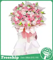 Kệ Hoa Khai Trương Tông Hồng – Ngọt Ngào Thành Công