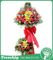 Kệ Hoa Khai Trương Giá Rẻ 2 Tầng - Mã: I-124 - Giá: 900.000đ