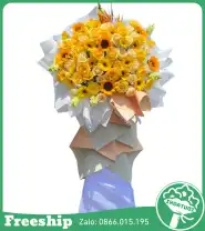 Kệ Hoa Khai Trương Rực Rỡ – Chúc Mừng Hồng Phát