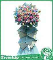 Kệ Hoa Khai Trương Tông Xanh – Bền Vững Phát Triển