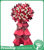 Kệ Hoa Khai Trương Đẹp – Làm Ăn Phát Đạt