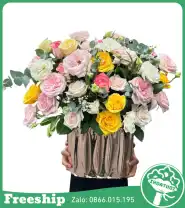 Giỏ Hoa Mix Tổng Hợp Giá Rẻ - Mã: I-147 - Giá: 550.000đ