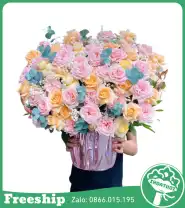 Giỏ Hoa Chúc Mừng Vững Bước Thành Công - Mã: I-167 - Giá: 800.000đ