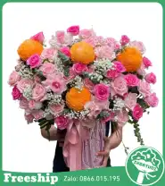 Giỏ Hoa Chúc Mừng Bừng Sáng Tương Lai - Mã: I-168 - Giá: 800.000đ