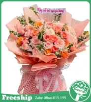 Bó Hoa Mừng Sinh Nhật Gửi Người Yêu Thương - Mã: I-212 - Giá: 1.000.000đ