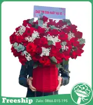 Giỏ Hoa Chúc Mừng Vạn Sự Han Thông