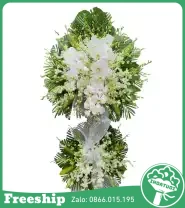Kệ Hoa Viếng Full Hoa Lan - Mã: I-186 - Giá: 1.600.000đ