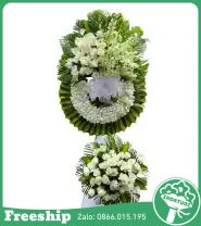 Vòng Hoa Viếng 2 Tầng & Môn - Mã: I-180 - Giá: 1.400.000đ